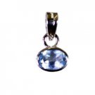 Riyo Blue Topaz Wholesale Jewelry India Antique Pendant L 0.2in Spbto-10062