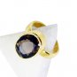 Smoky Quartz Buy Gold Plated Jewelry Friendship Ring