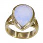 Riyo Purple Gold Plated Fire Opal CZ Ring chocolate-box handmade custom jewelry
