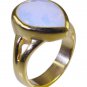 Riyo Purple Gold Plated Fire Opal CZ Ring chocolate-box handmade custom jewelry