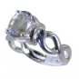 Riyo Green 925 sterling silver Green Amethyst Ring tempting funky handmade jewel