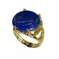 Riyo Lapis Lazuli 18ct Ygold Plate Friendship Ring Sz 8 Gprlla8-44067