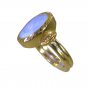 Riyo Purple Gold Plated Fire Opal CZ Ring eye-catching handmade indian jewelry G