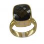 Riyo Brown gold Plated Smoky Quartz Ring good jewelry store sales GPRSQU70-7610