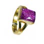 Sunstone 18kt Gold Plating Ecclesiastical Ring