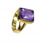 Sunstone 18.Kt Gold Plating Sports Ring