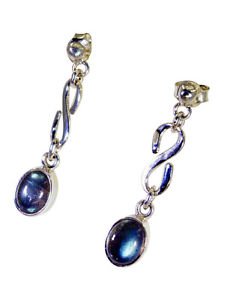 Riyo Labradorite Silver Jewelry Makers Evening Wear Earring L 1.5in Selab-42020