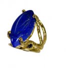 Riyo Lapis Lazuli Buy Gold Plated Jewelry Sports Ring Sz 4 Gprlla4-44076