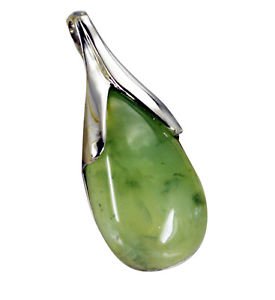Riyo Prehnite Beautiful Silver Jewellery Tennis Pendants Sppre-60002