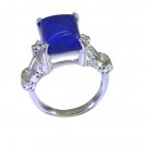 Riyo Blue Lapis Lazuli 925 Solid Sterling Silver Supportive Ring Srlla80-44017