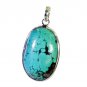 Riyo Turquoise Silver Jewellery Boutique Peacock Pendant L 1.5in Sptur-82014