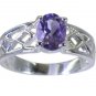 Riyo Purple 925 sterling silver Amethyst Ring flawless natural gemstone jewelry
