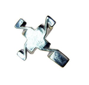 Riyo A Plain Alloy Silver Finishedwith Ring Aspr80-0075