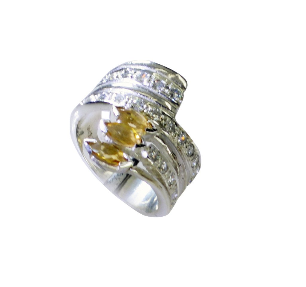 Riyo Citrine Silver Online Shopping Small Silver Ring Sz 6 Srcit6-14062