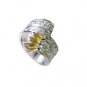 Riyo Citrine Silver Online Shopping Small Silver Ring Sz 6 Srcit6-14062