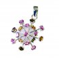 Riyo Tourmaline Silver Expressions Jewelry Love Knot Pendant L 1.5in Sptou-84005