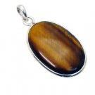 Riyo Tiger Eye Silver City Jewelry Double Strand Pendants L 1.5in Sptey-80001