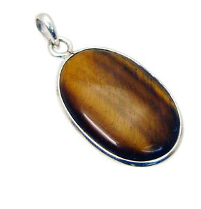 Riyo Tiger Eye Silver City Jewelry Double Strand Pendants L 1.5in Sptey-80001