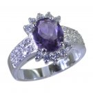 Riyo Purple 925 sterling silver Amethyst Ring lovesome largest online jewelry st