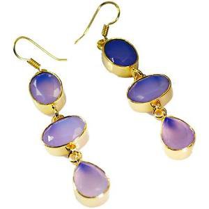Riyogems Rose Quartz Base Matel Y Gold Evening Wear Earring L 2in Gperoq-68003