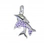 Riyo Amethyst Silver Jewelry Distributors Love Knot Pendant L 1.5in Spame-2088