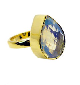 Riyo Fire Opal Cz 18kt Gold Platings Wedding Bands Sz 8 Gprfocz8-98023
