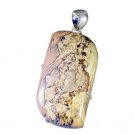 Riyo Jasper Silver Artisan Jewelry Goofy Pendant L 2.5in Spjas-40004