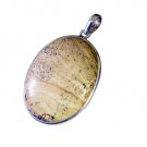 Riyo Jasper Silver Body Jewelry Halo Pendants L 1.5in Spjas-40007