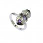 Riyo Amethyst Silver Jewelry Sets Mori Ring Sz 6.5 Srame6.5-2156
