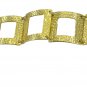Riyo A Plain 18kt Gold Plated Stunning Bangle W 1.25in Gppban-120032