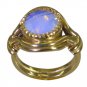 Riyo Purple Gold Plated Fire Opal CZ Ring sexy handmade fine jewelry GPRFOCZ65-9