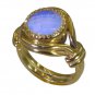 Riyo Purple Gold Plated Fire Opal CZ Ring sexy handmade fine jewelry GPRFOCZ65-9