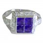 Riyo Amethyst Simple Silver Jewellery Silver Ring Band Sz 7 Srame7-2045