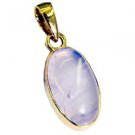 Riyogems Rose Quartz Copper Gold Plated Winter Pendants L 1.2in Gpproq-68004