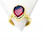 Riyo Ruby Cz Jewelry Gold Plated Friendship Ring Sz 6 Gprrucz6-104006