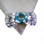 Riyo Blue Topaz Original Silver Jewellery Modern Ring Sz 7 Srbto7-10065