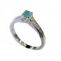 Riyo Aqua Chalcedony Silver Jewelry Wholesale India Guard Ring Sz 7 Srach7-4017