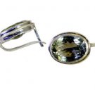 Riyo Green Amethyst Silver Jewelry Castings Earring L 0.8in Segam-28009