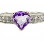 Riyo Purple Amethyst 925 Solid Sterling Silver Exciting Ring Srame70-2176