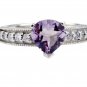 Riyo Purple Amethyst 925 Solid Sterling Silver Exciting Ring Srame70-2176
