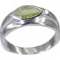 Riyo Green 925 sterling silver Peridot Ring personable gemstone jewelry india SR