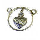 Riyo Plain Artisan Silver Jewellery Pyramid Pendant L 0.5in Sppla-120041