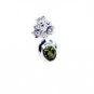 Riyo Peridot Silver Name Jewelry Angel Pendant L 0.7in Spper-58005