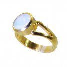 Riyo Purple Gold Plated Fire Opal CZ Ring seductive handmade fashion jewelry GPR