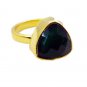 Riyo Green Onyx Gold Plated Jewellery Cameo Ring Sz 6 Gprgon6-30011