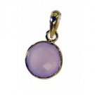 Riyogems Rose Quartz Gold Plated India Intricate Pendant L 1.5in Gpproq-68017