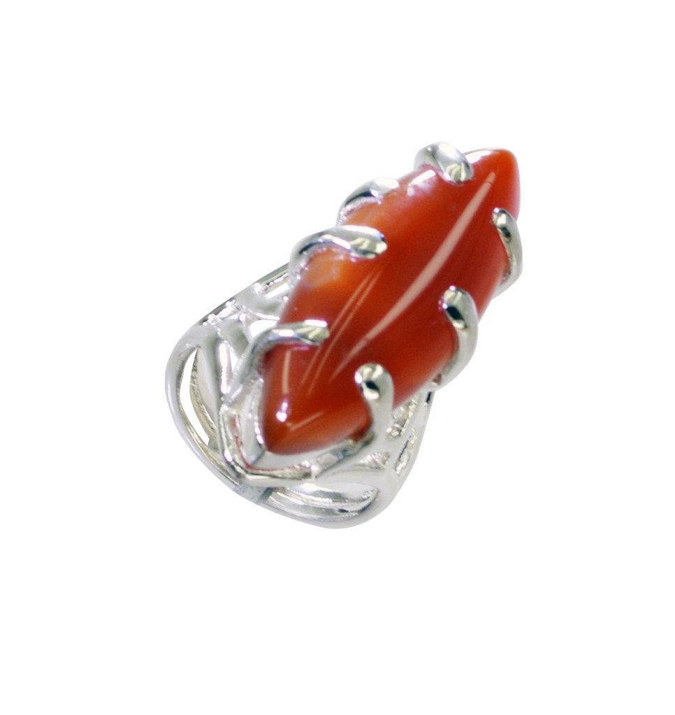 Riyo Red Onyx Silver Jewelry With Stones Regards Ring Sz 6.5 Srron6.5-66006
