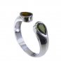 Riyo Tourmaline Exotic Silver Jewelry Antique Silver Ring Sz 7.5 Srtou7.5-84130