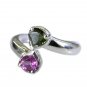 Riyo Tourmaline Designer Silver Jewellery Birthstones Ring Sz 7 Srtou7-84117