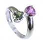 Riyo Tourmaline Designer Silver Jewellery Birthstones Ring Sz 7 Srtou7-84117